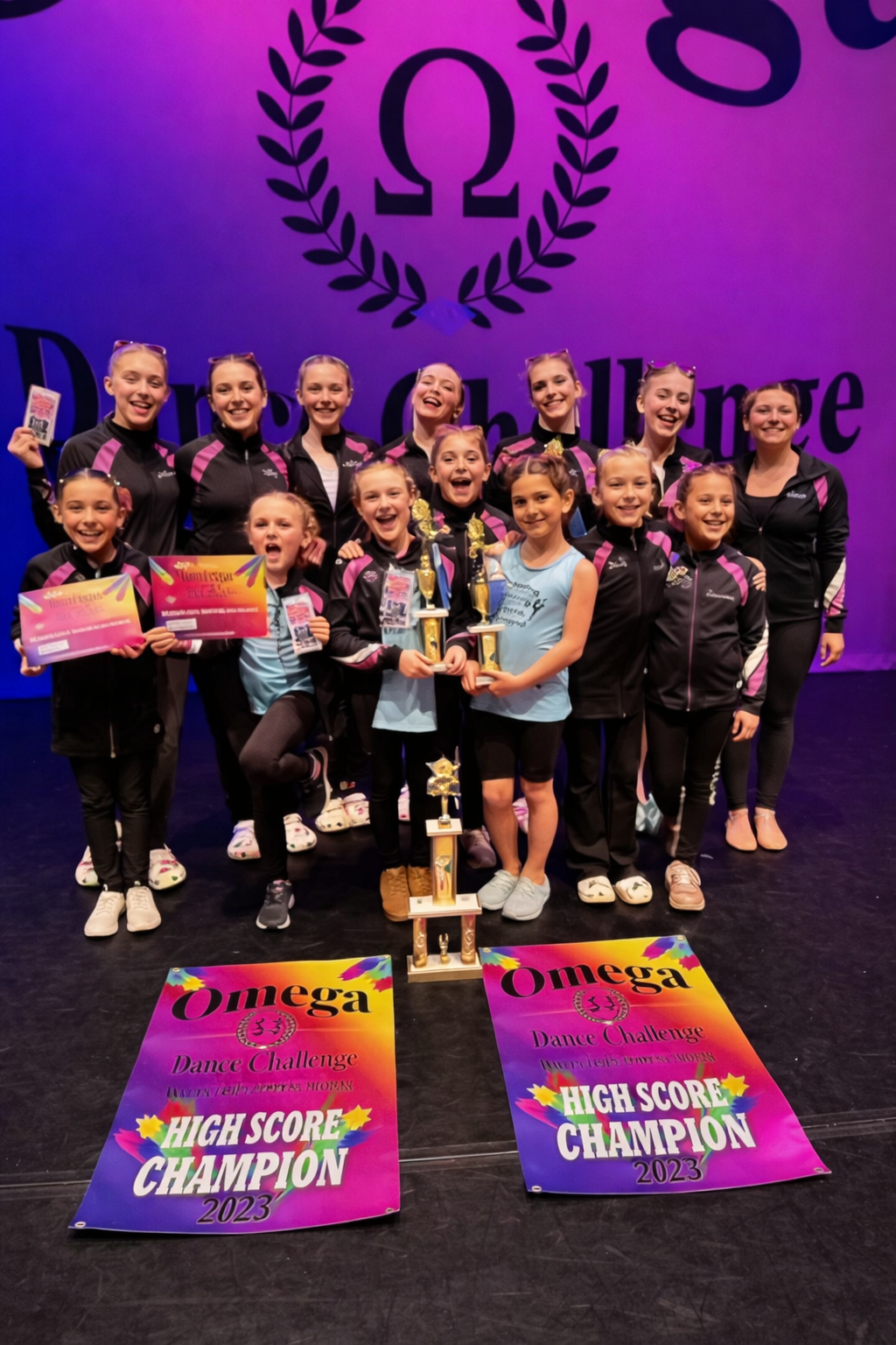 Omega Dance Challenge champions 2023